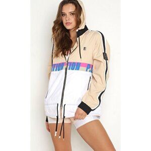 PE Nation Man Up Jacket Windbreaker Beige Size L $230 [jb]